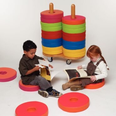 apvalios pagalvėlės sėdėjimui