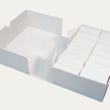 Sulankstytos dėžutės plėvelės ritėms laikyti