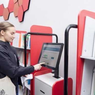 RFID greito grąžinimo mobilios lentynos